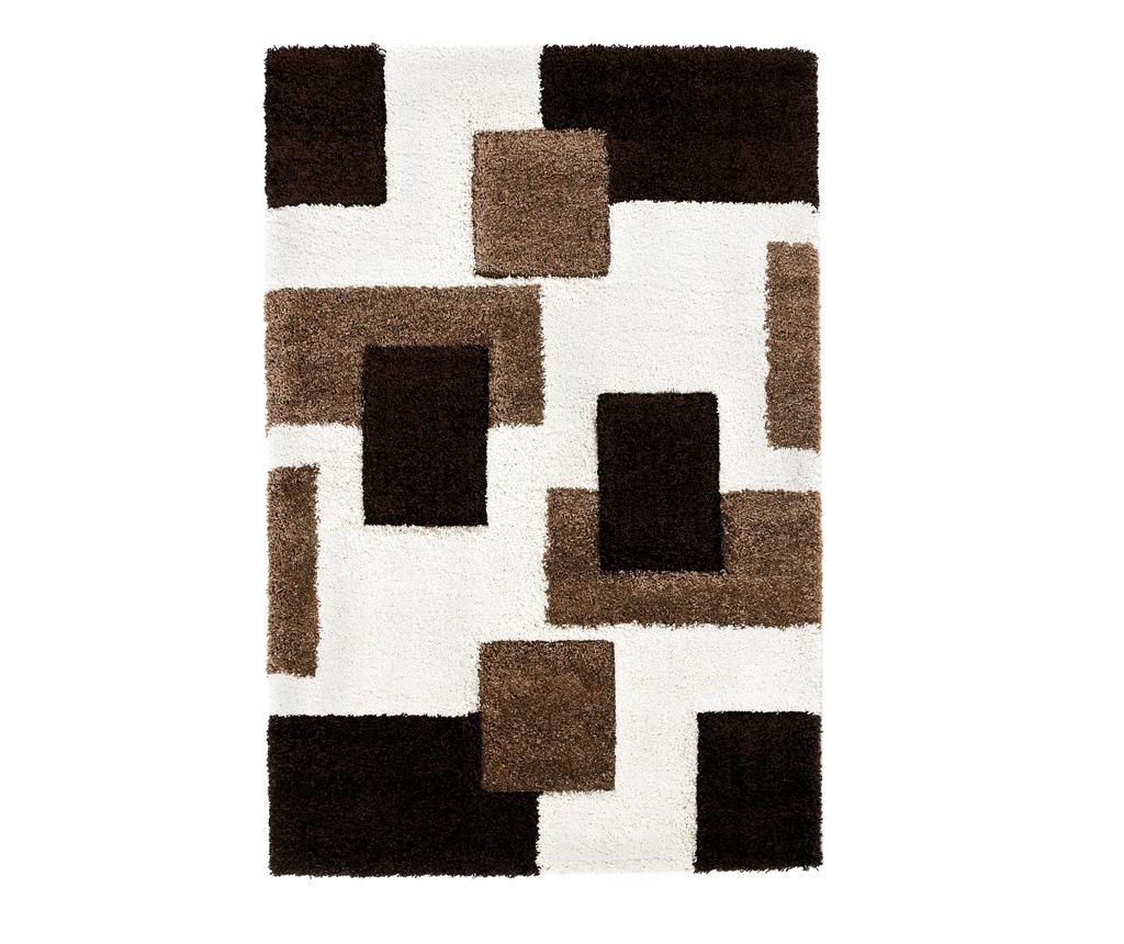 Covor Fashion Ivory Brown 80x150 cm - Think Rugs, Alb,Maro