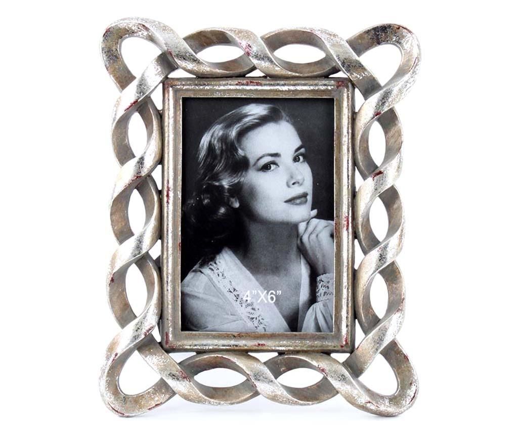 Rama foto Greta Antique Silver