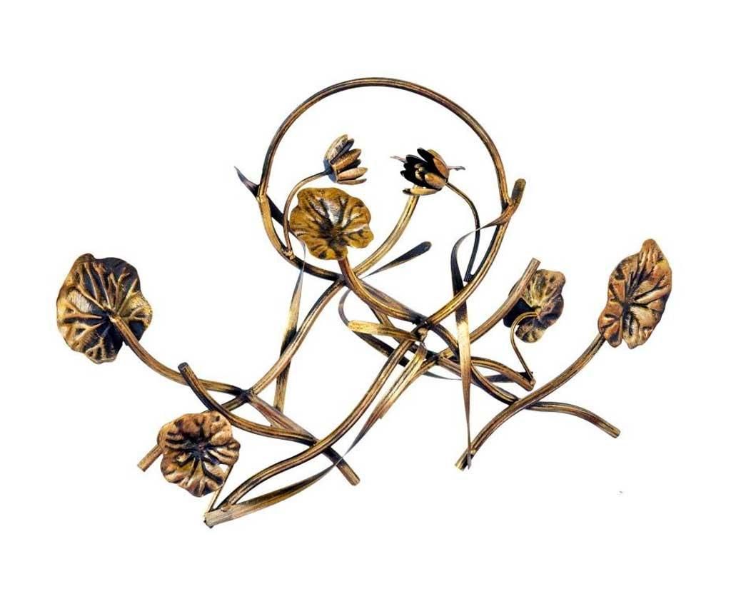 Suport pentru sticle Gold Leaves - Bettina, Galben & Auriu