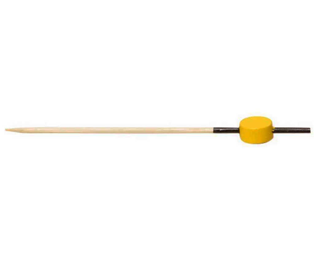 Set 100 betisoare pentru aperitiv Bamboo Yellow Pick