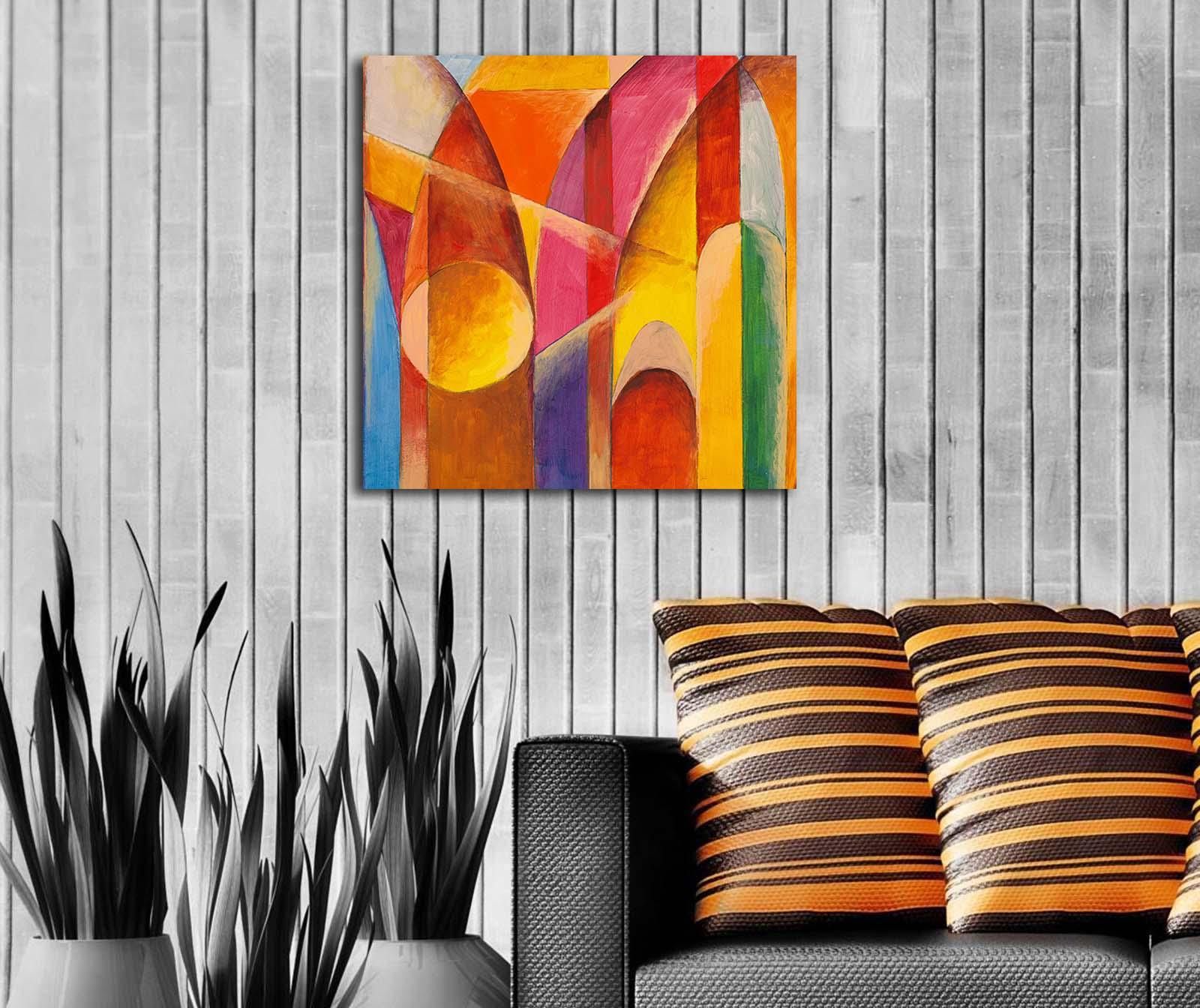 Tablou Colorful Geometry 45x45 cm