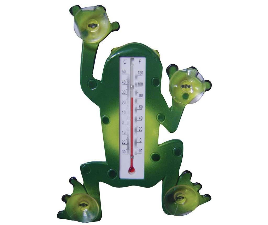 Termometru pentru exterior Green Frog – Esschert Design, Verde Esschert Design