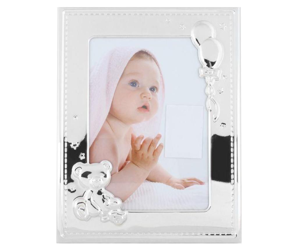 Rama foto Inart, Baby Silver, otel, 18x2x23 cm - inart