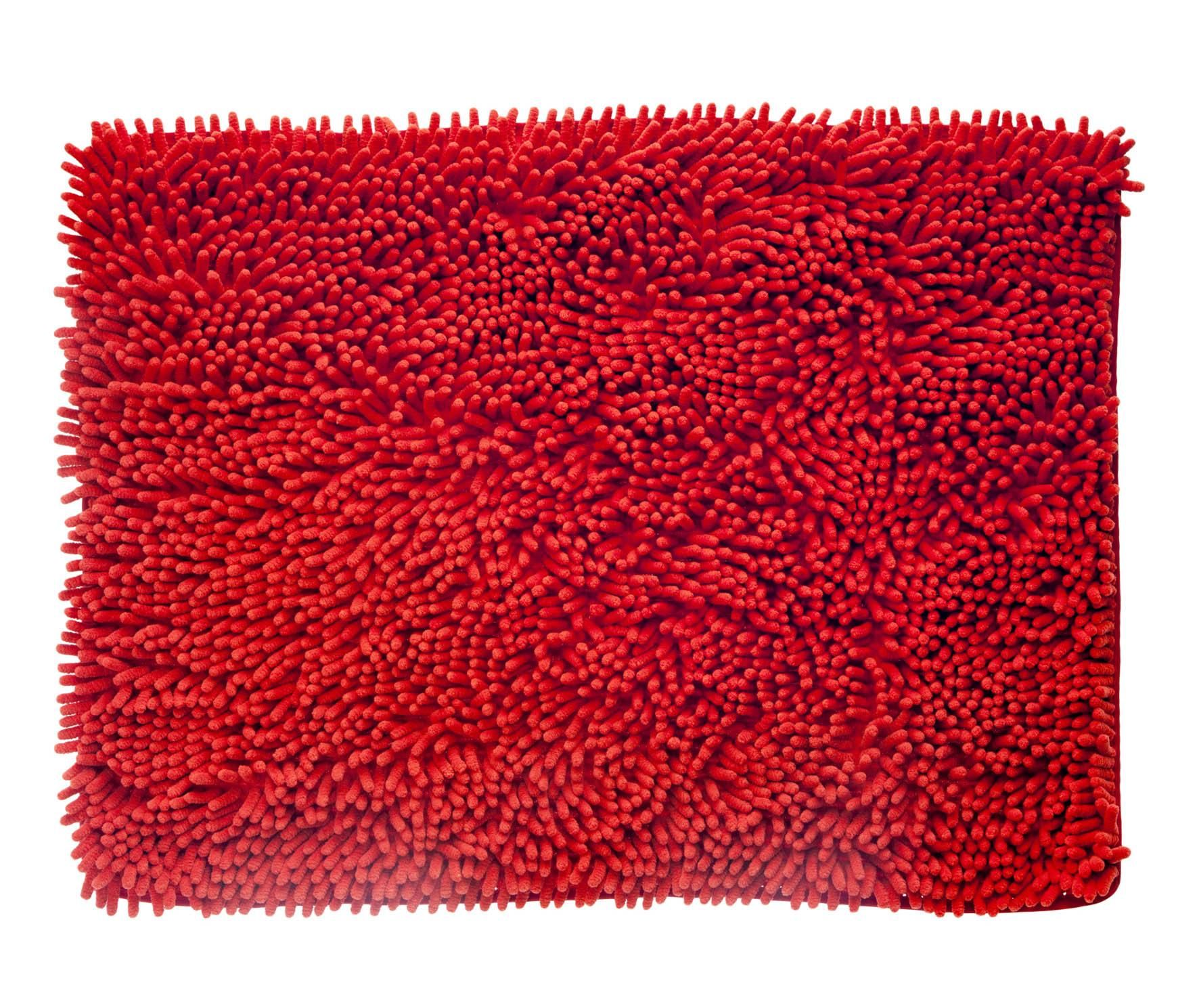 Covoras de baie Soft Red 45x60 cm