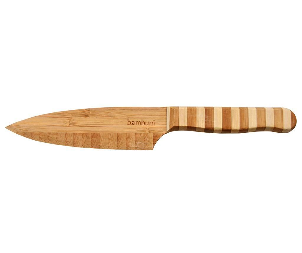 Cutit Chef Bambum, Bambu Dark Smooth, lemn de bambus, 28x4x2 cm – bambum, Maro bambum imagine 2022