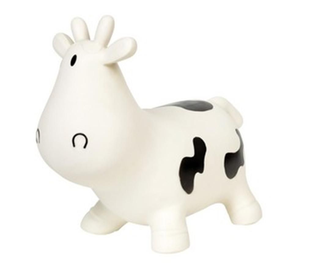 Jucarie gonflabila de calarit Skippy Cow White