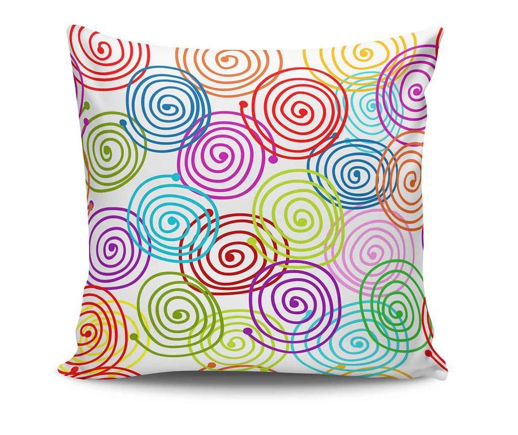 Perna decorativa Cercles Colorful 45x45 cm