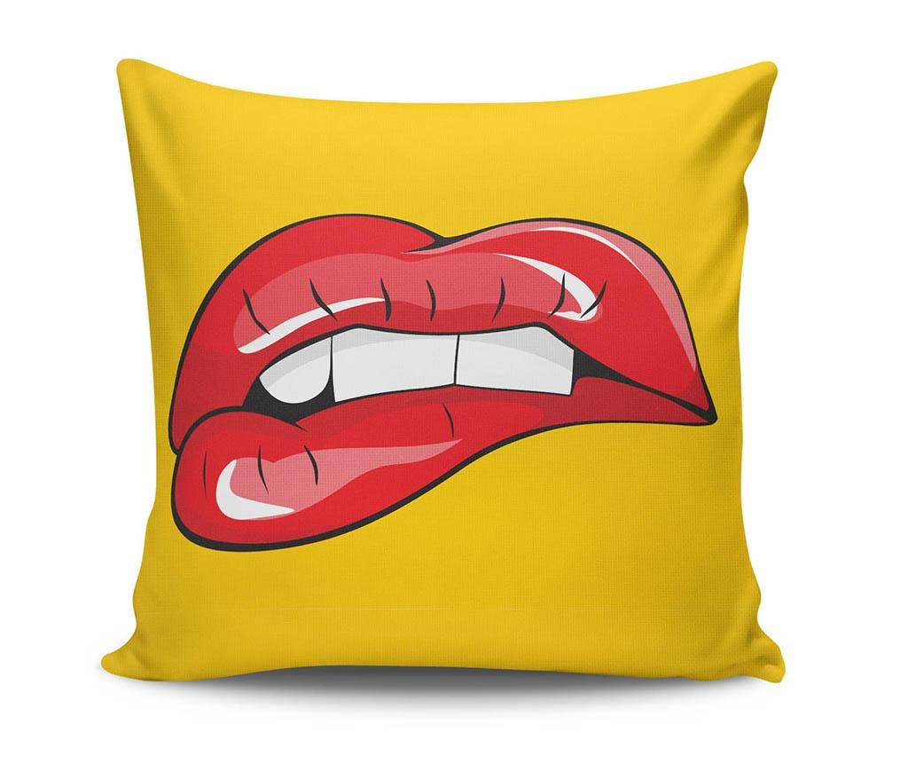 Perna decorativa Red Lips 45x45 cm