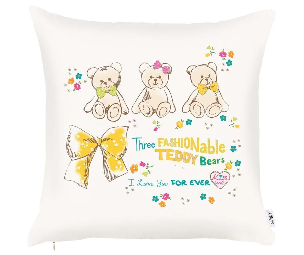 Fata de perna Fashionable Teddy Bears 43x43 cm