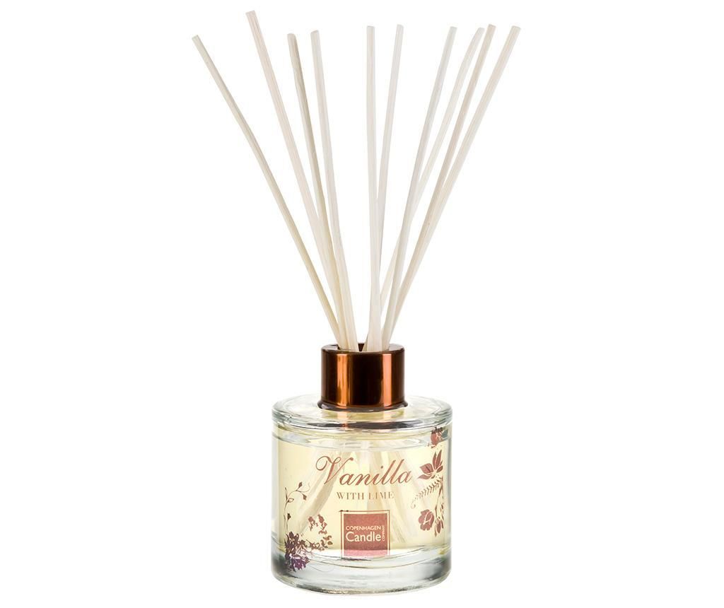 Difuzor cu uleiuri esentiale si betisoare Romantic Vanilla and Lime 100 ml