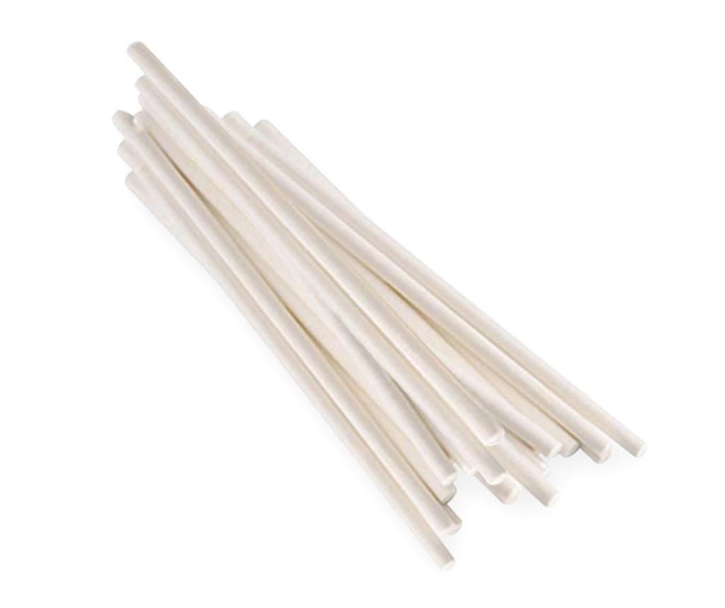 Set 100 bete pentru acadea Wooden Sticks