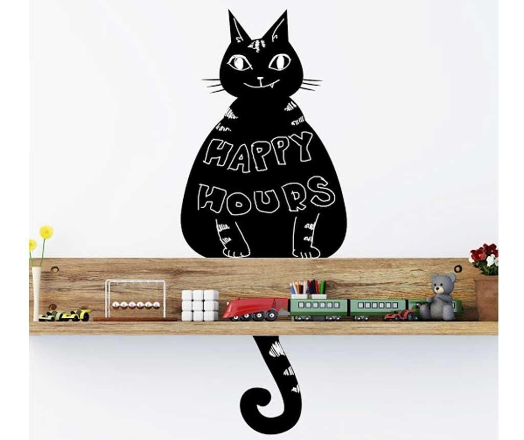 Sticker Blackboard Cat