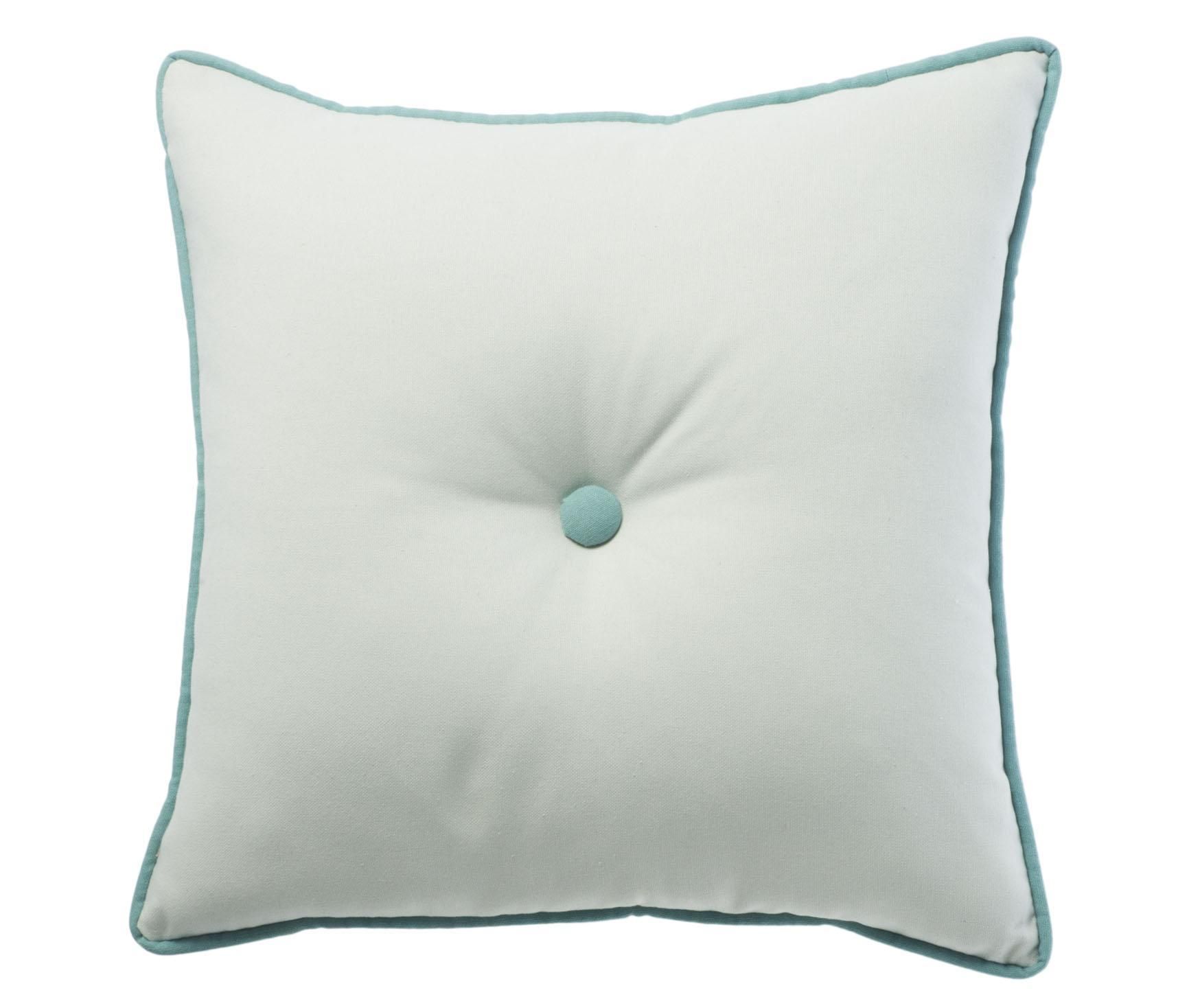 Perna decorativa Button Light Turquoise 40x40 cm