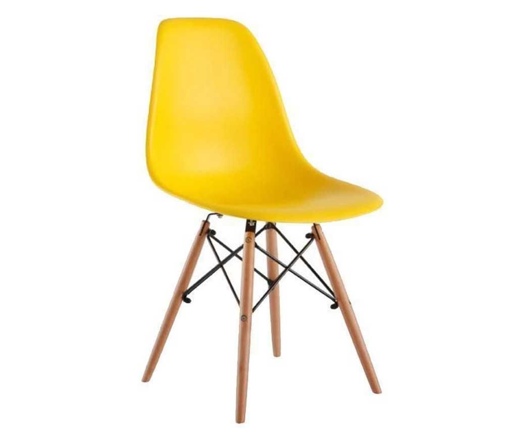 Scaun Lombardo Me Yellow - Signal, Galben & Auriu