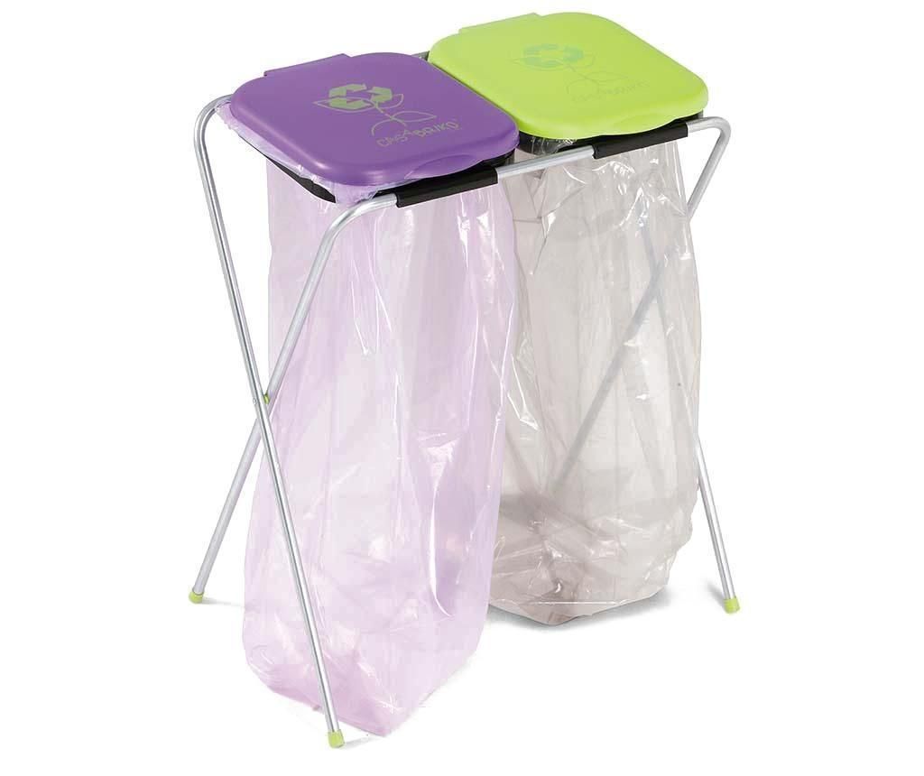 Suport saci de gunoi pentru reciclare Eko - CASABRIKO, Multicolor