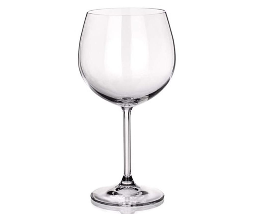 Set 6 pahare pentru vin Degustation Crystal Banquet Ballon 570 ml - Banquet Crystal, Alb