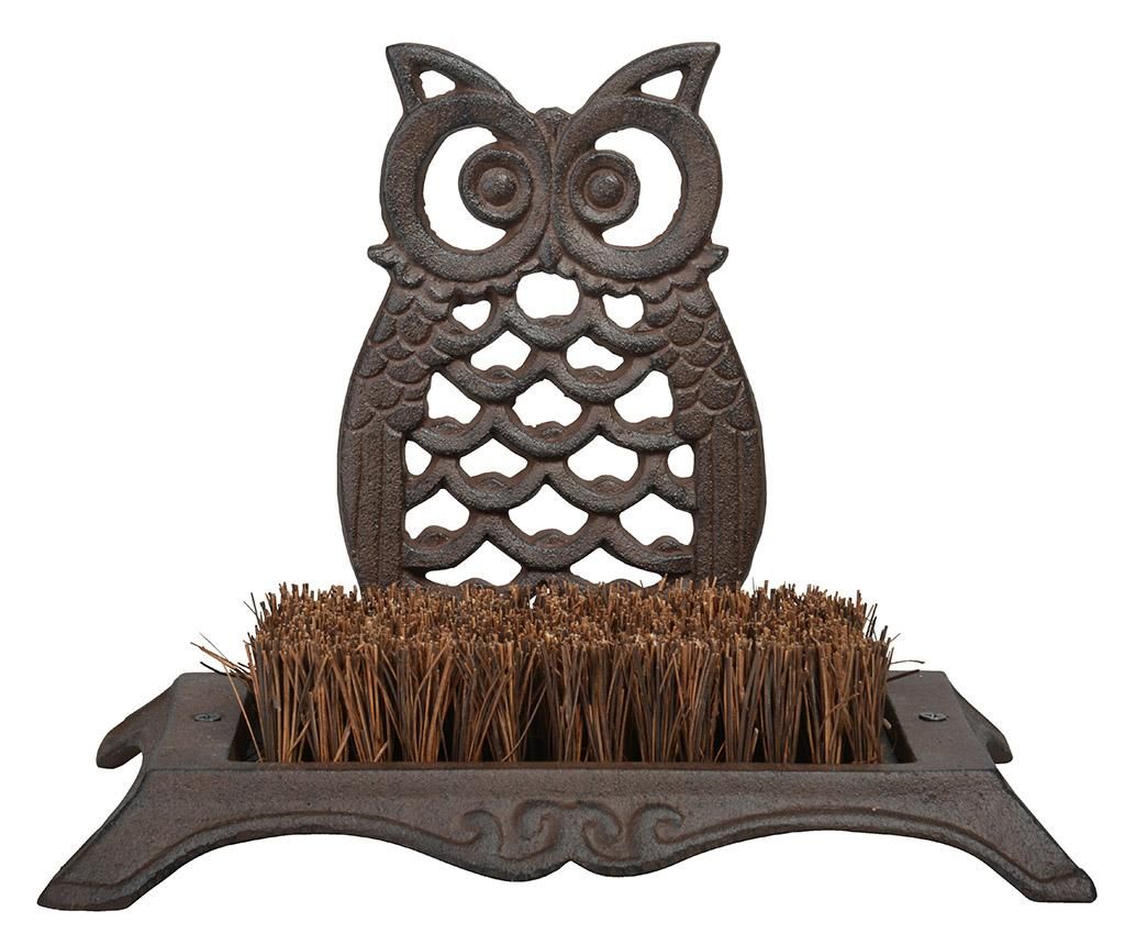 Curatator pentru incaltaminte Owl - Esschert Design, Maro