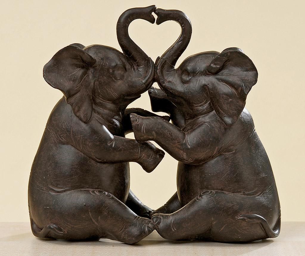 Decoratiune Elephant Couple