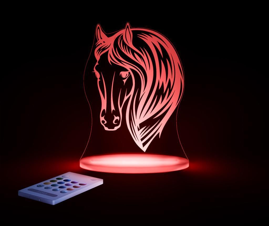 Lampa de veghe Horse – Aloka, Alb Aloka