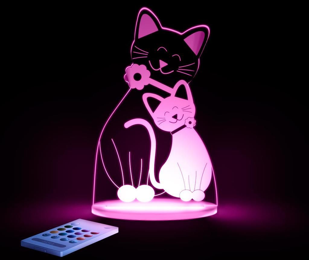 Lampa de veghe Cat – Aloka, Alb Aloka
