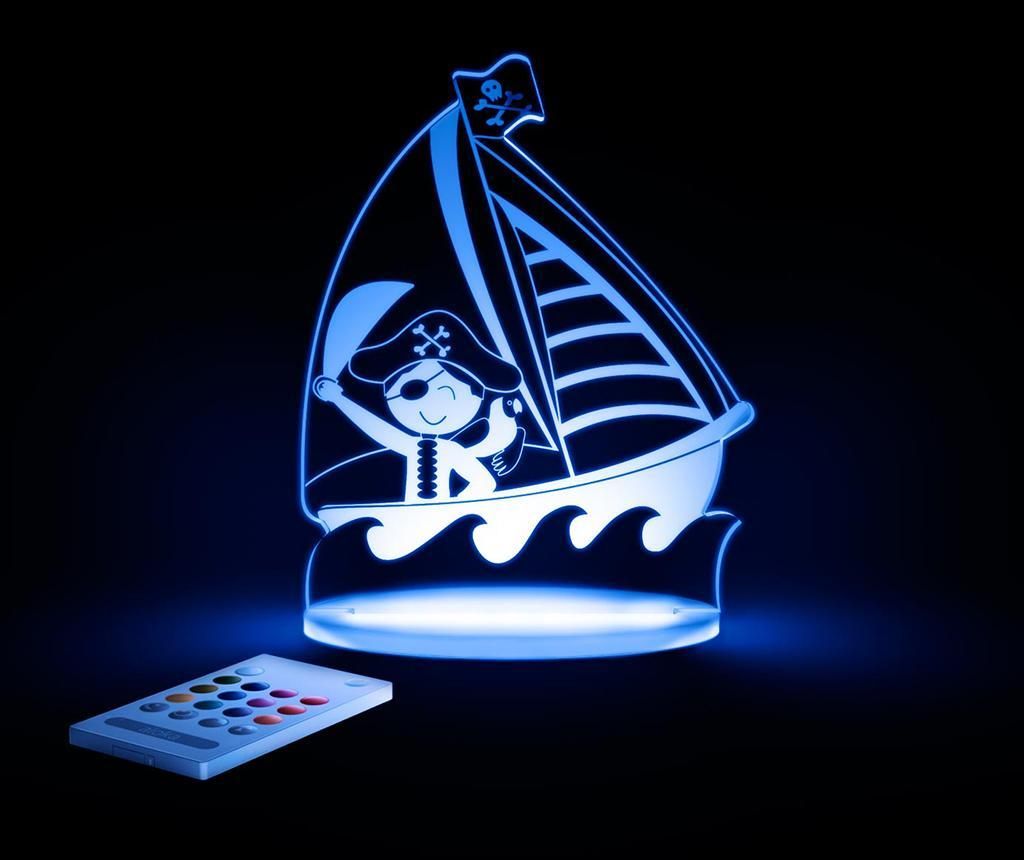 Lampa de veghe Aloka, Pirate, metacrilat, 18x6x25 cm – Aloka, Multicolor Aloka imagine 2022