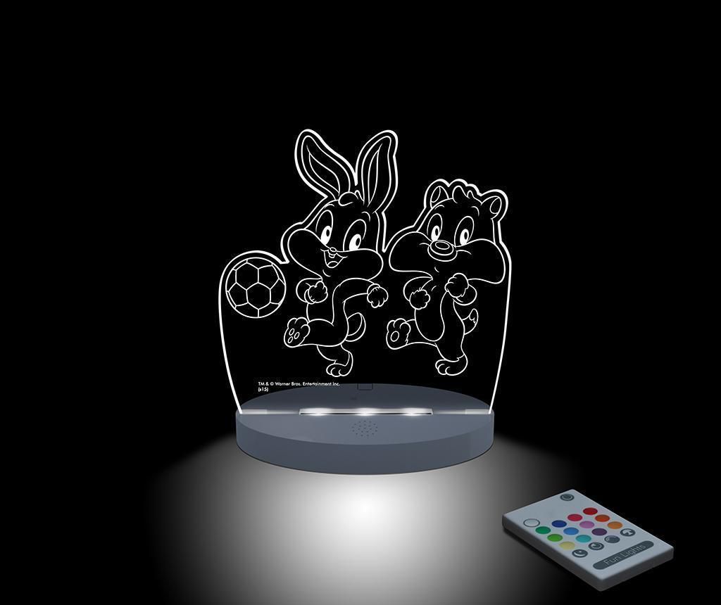 Lampa de veghe Funlights, Baby Looney Tunes Football, metacrilat, 18x6x25 cm - FunLights - 1
