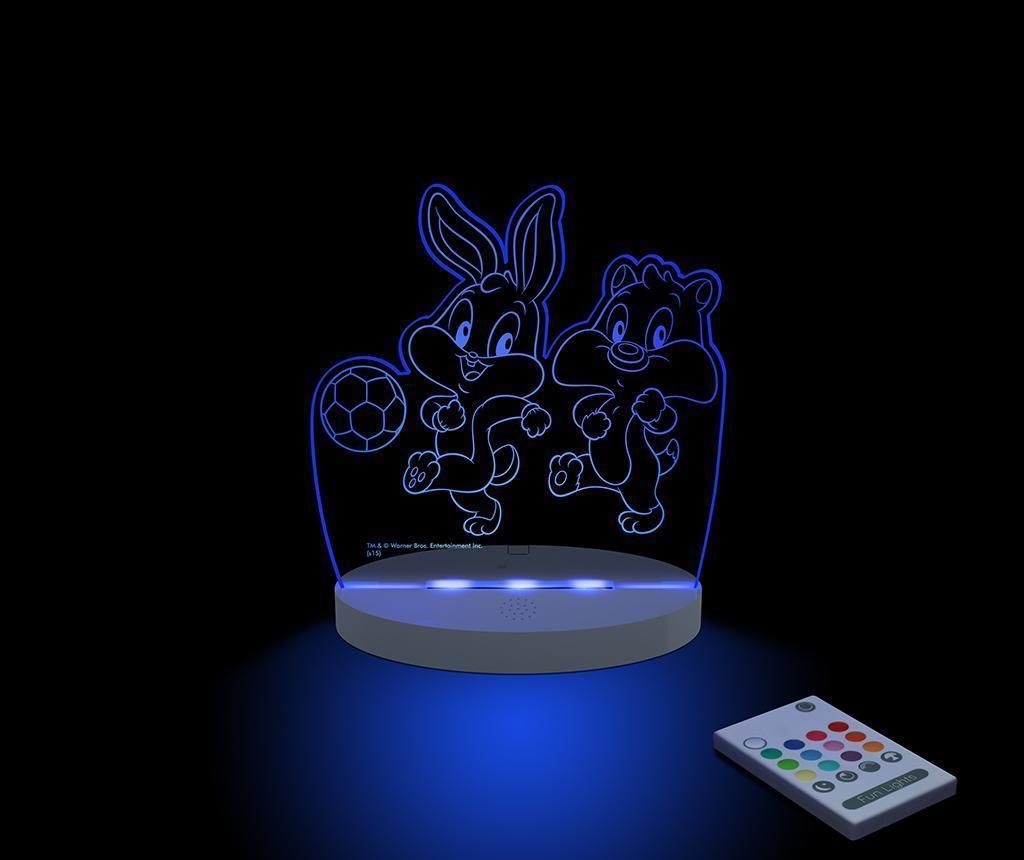 Lampa de veghe Funlights, Baby Looney Tunes Football, metacrilat, 18x6x25 cm - FunLights - 2