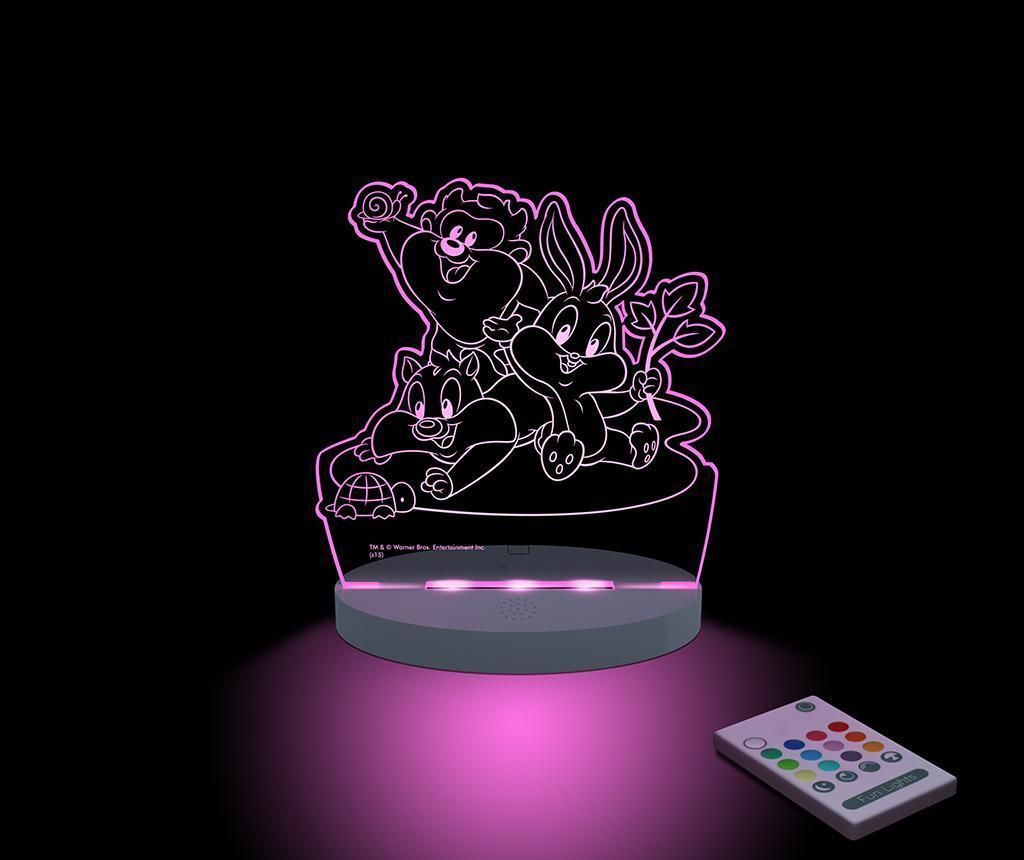 Lampa de veghe Funlights, Baby Looney Tunes Camp, metacrilat, 18x6x25 cm – FunLights FunLights