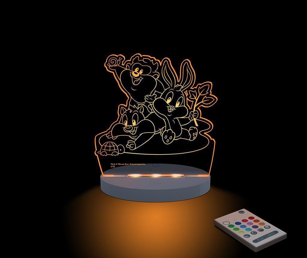 Lampa de veghe Funlights, Baby Looney Tunes Camp, metacrilat, 18x6x25 cm - FunLights - 2