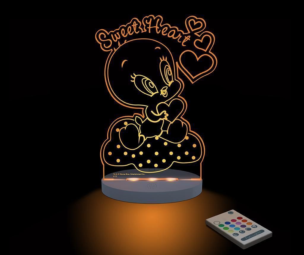 Lampa de veghe Funlights, Baby Looney Tunes Tweety, metacrilat, 18x6x25 cm - FunLights, Multicolor - 1
