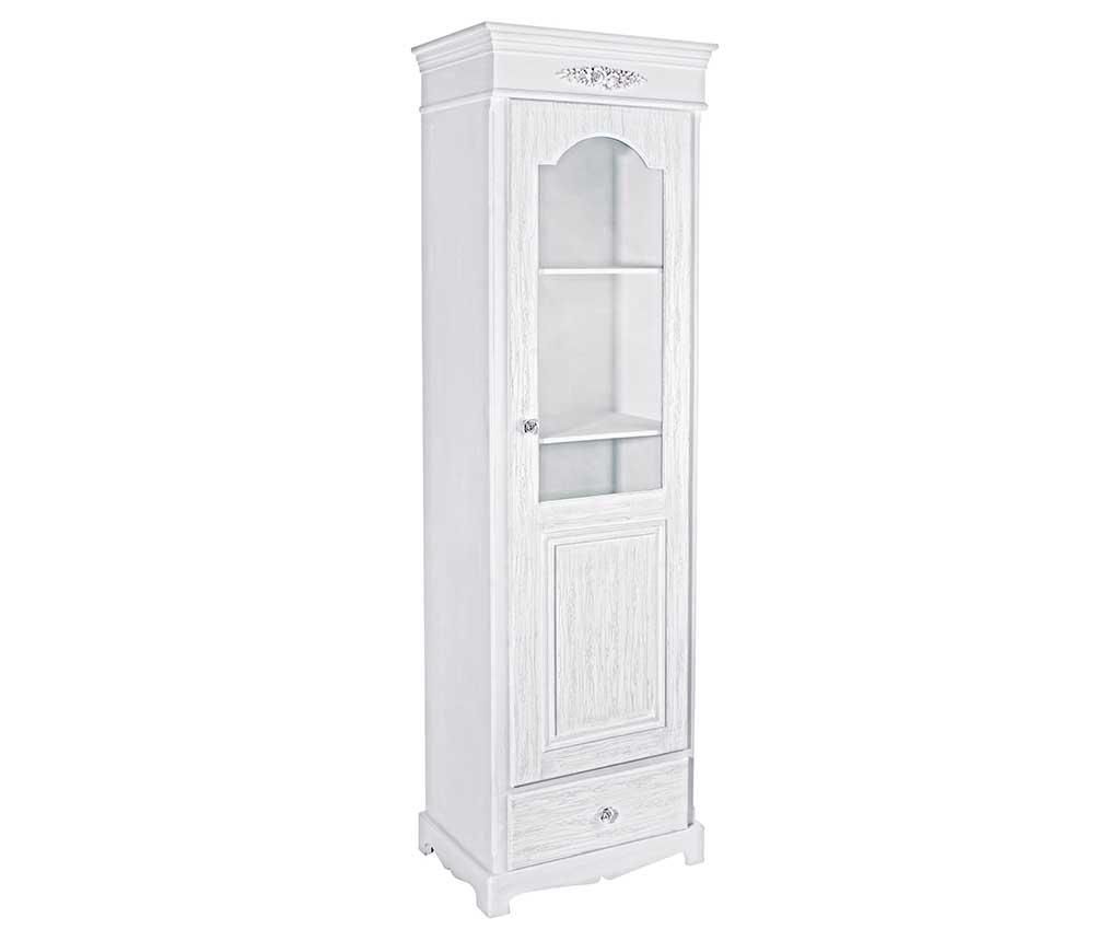 Vitrina Pure Roses Elegance Extra - Bizzotto, Alb