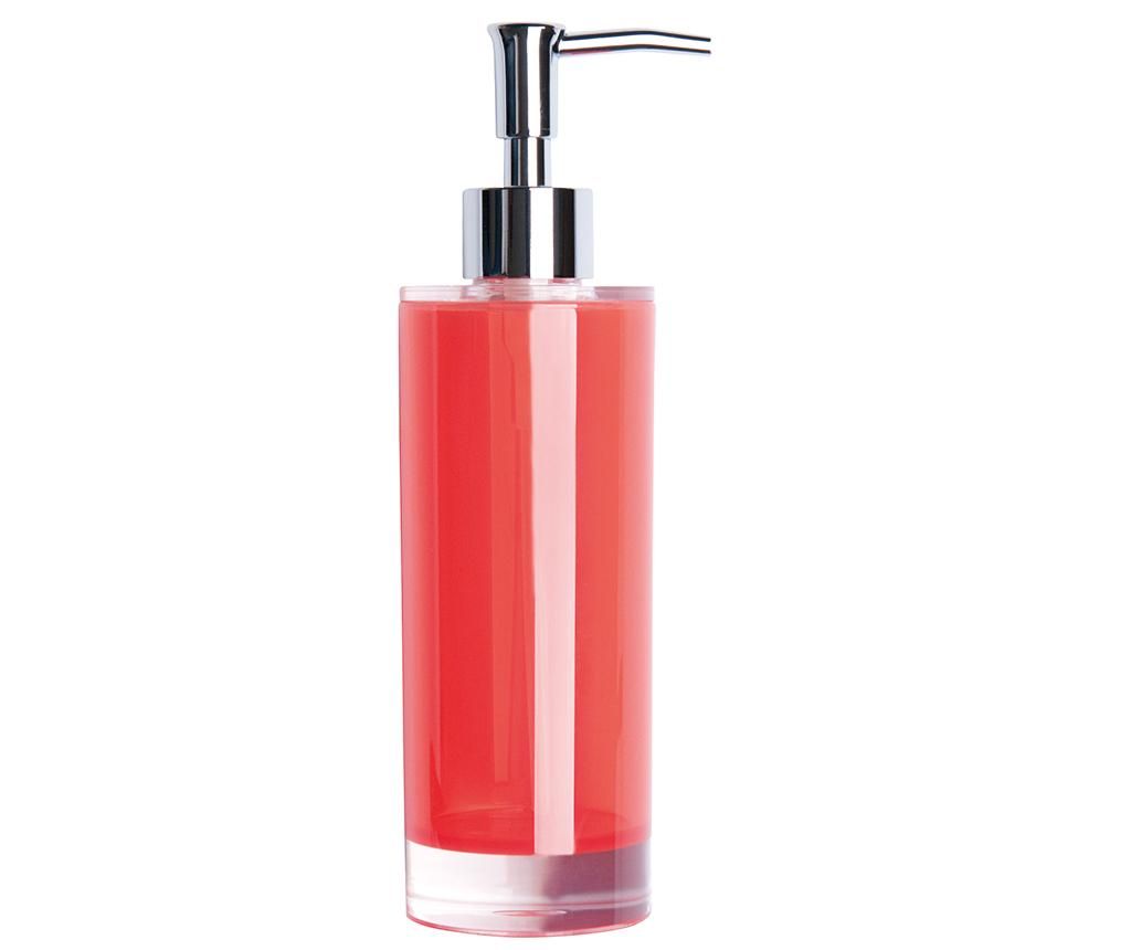 Dispenser sapun lichid Excelsa, Linea Red, plastic, 300 ml, rosu – Excelsa, Rosu Excelsa imagine 2022