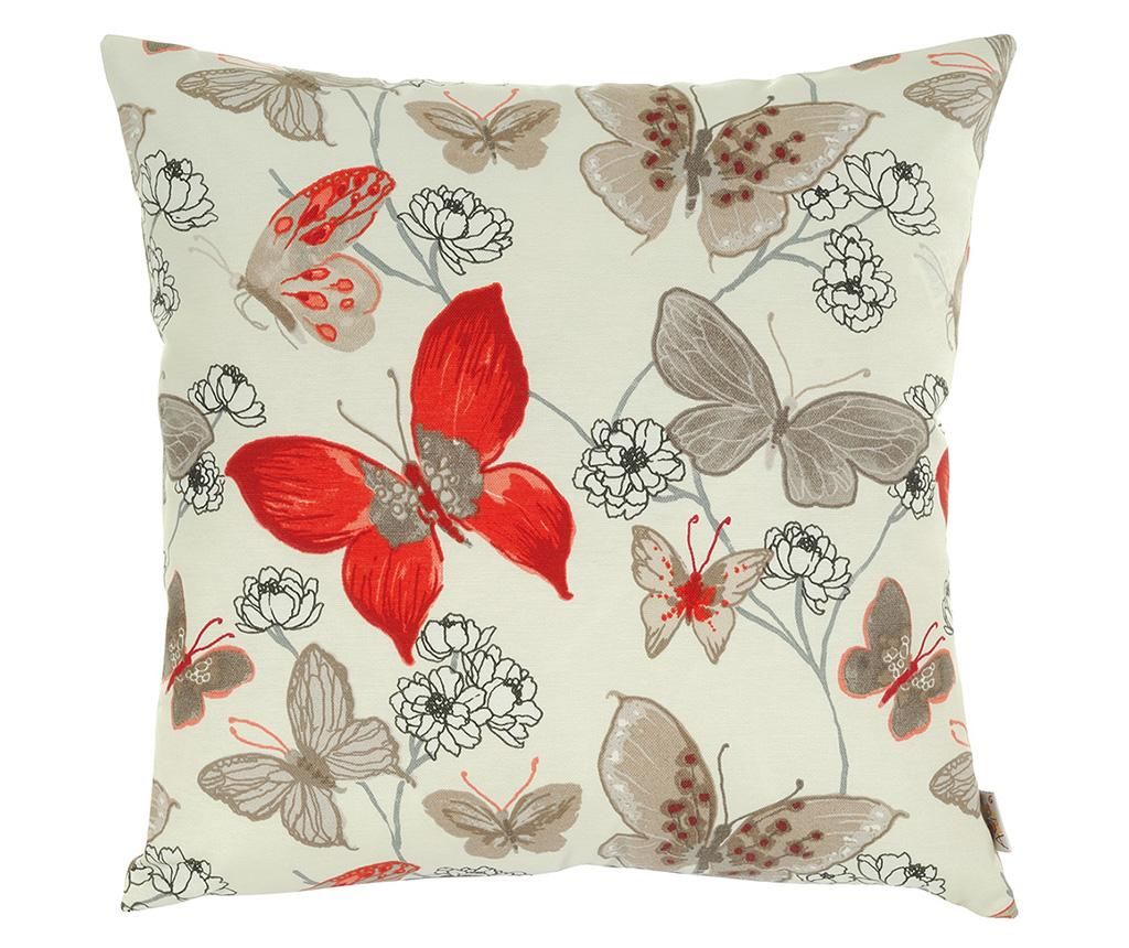 Fata de perna Butterfly Red 41x41 cm