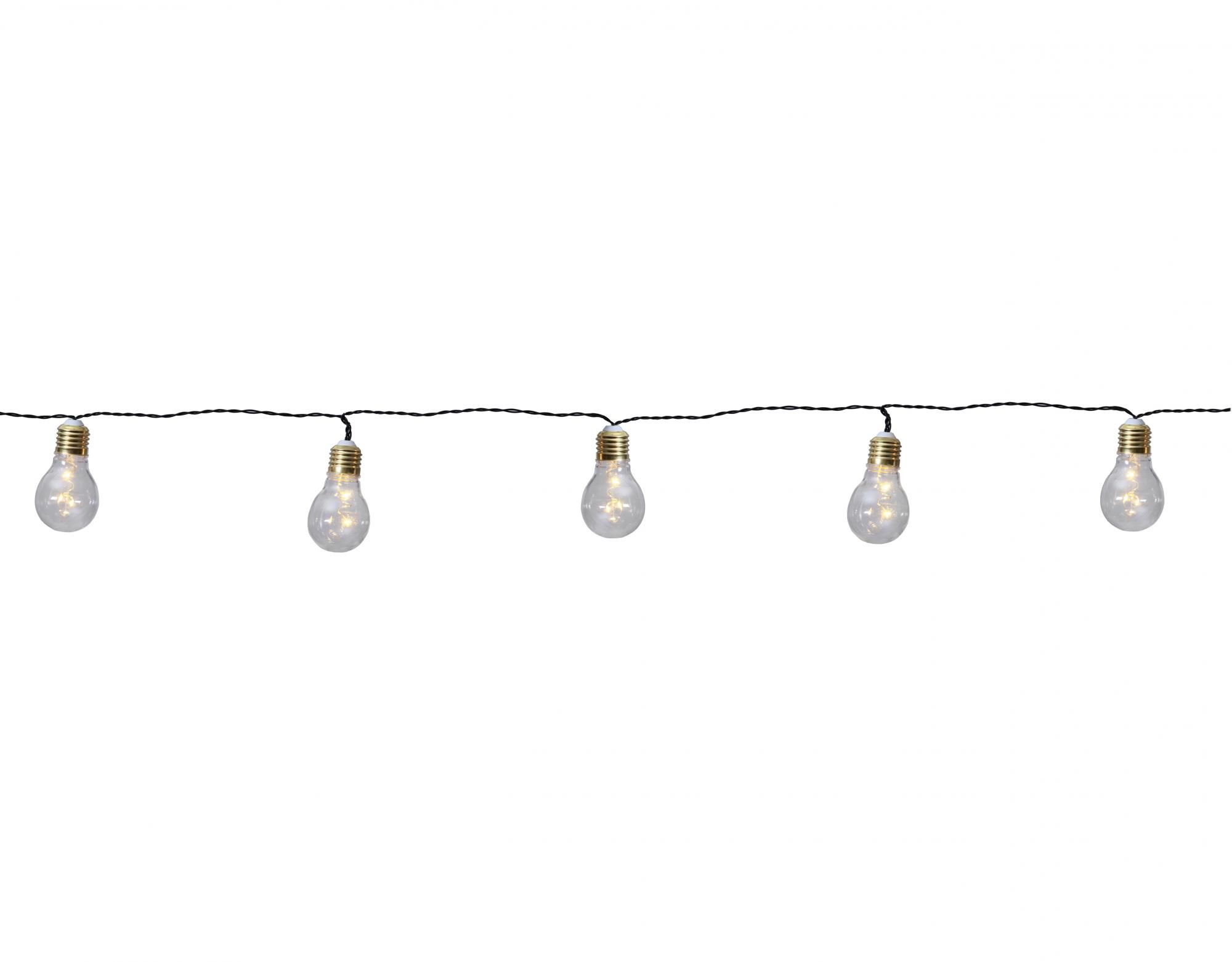 Ghirlanda luminoasa Silver Bulbs 100 cm