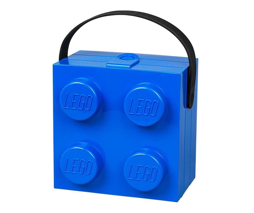 Cutie pentru pranz Lego Handle Blue – LEGO Storage, Albastru LEGO Storage