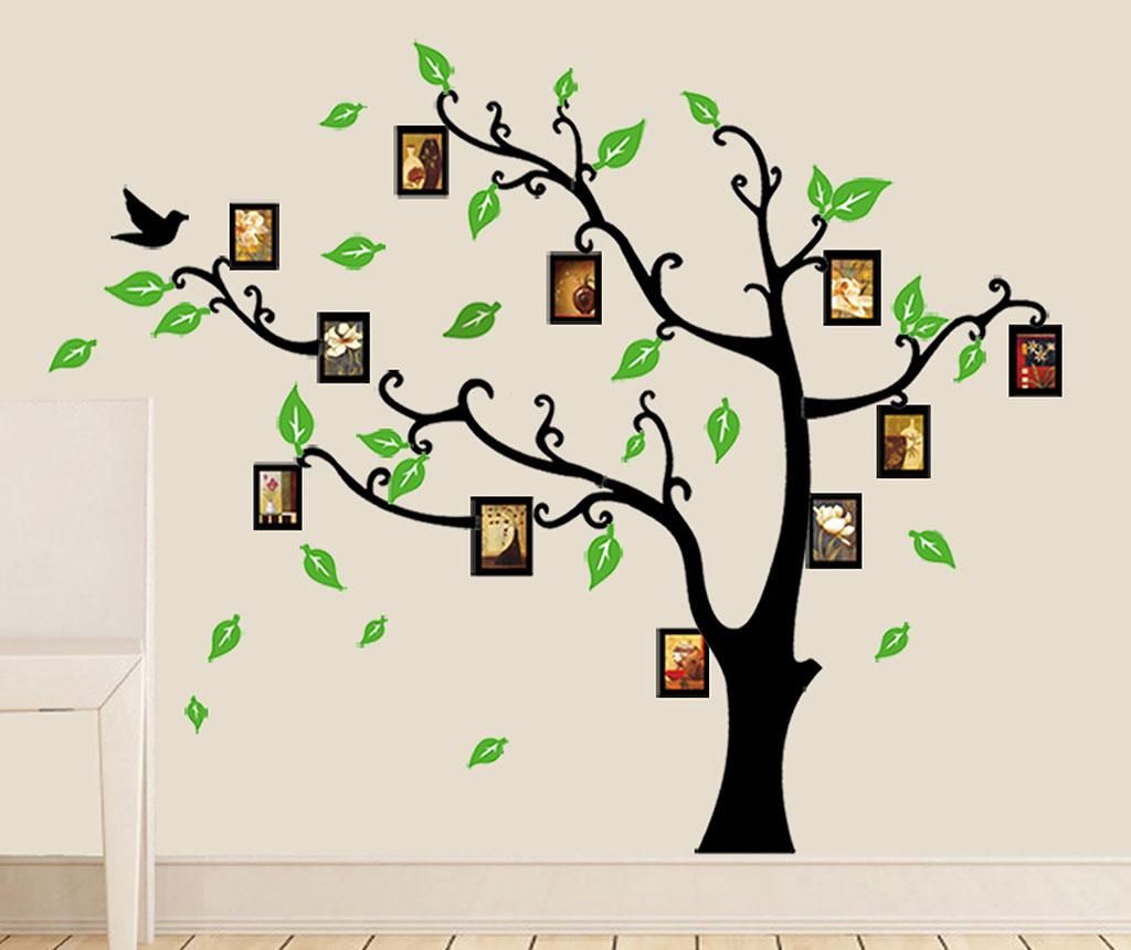 Sticker Picture Tree - Wallplus, Negru