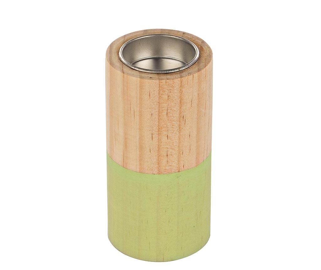 Suport pentru lumanare Cylinder Green Medium