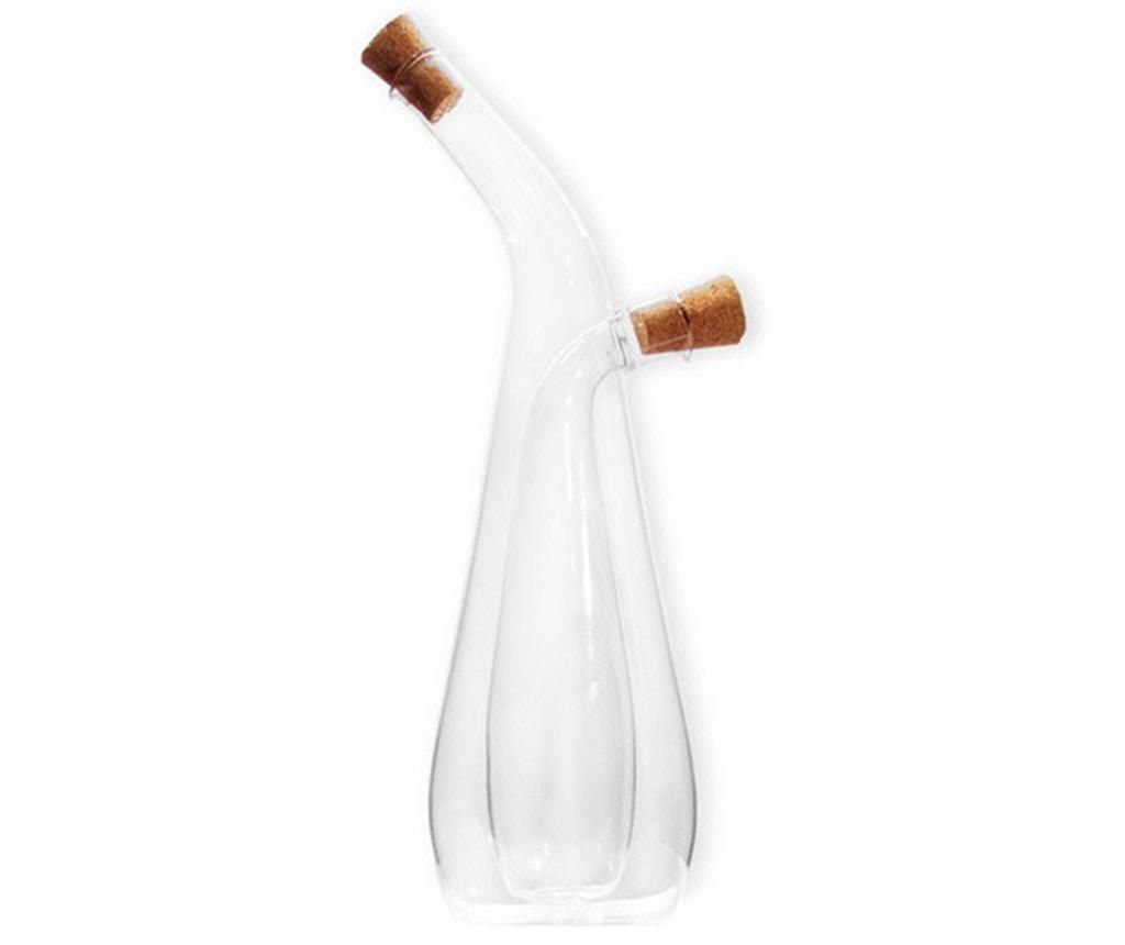 Recipient pentru ulei si otet Luigi Ferrero, Unique, sticla, 9x9x27 cm – Luigi Ferrero, Alb Luigi Ferrero