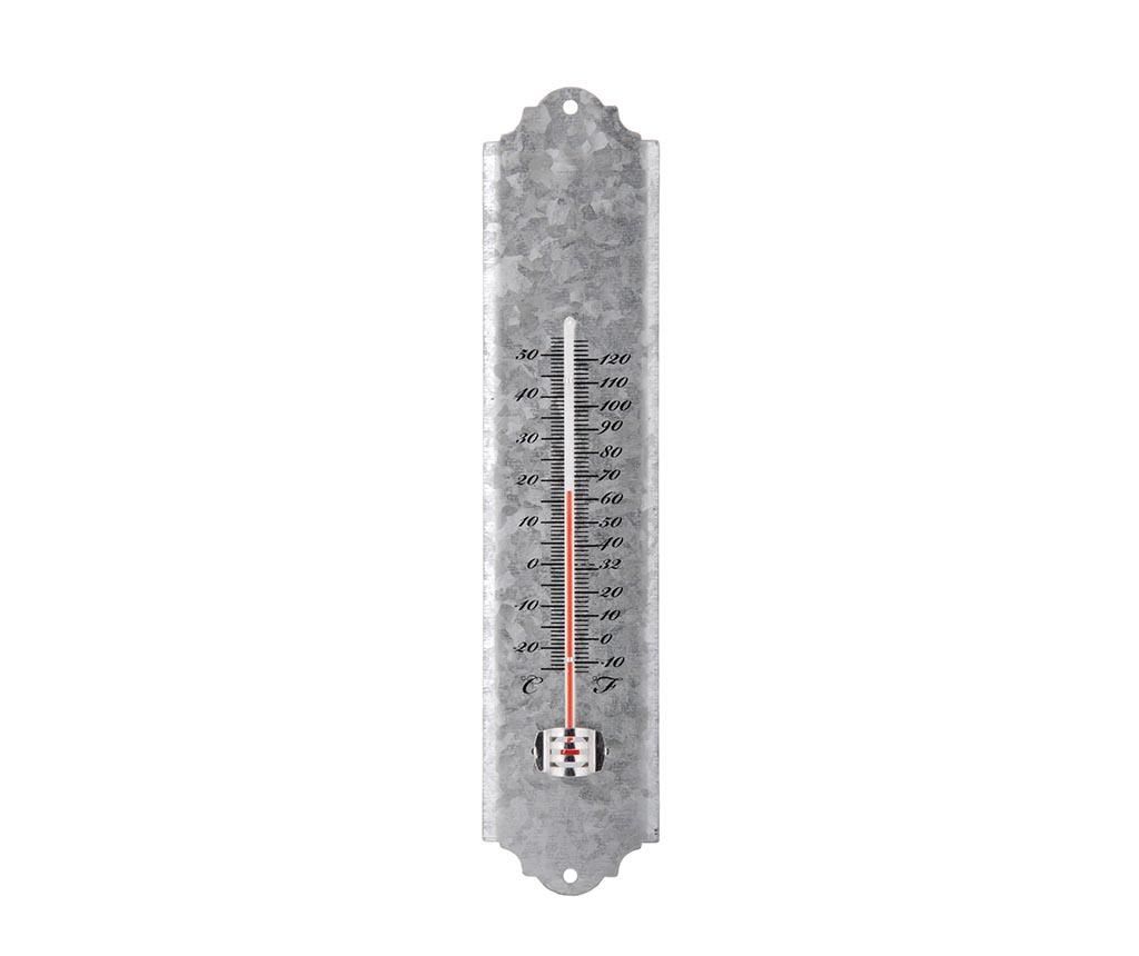 Termometru pentru exterior Esschert Design, Olks, 7x1x30 cm – Esschert Design, Gri & Argintiu Esschert Design imagine 2022