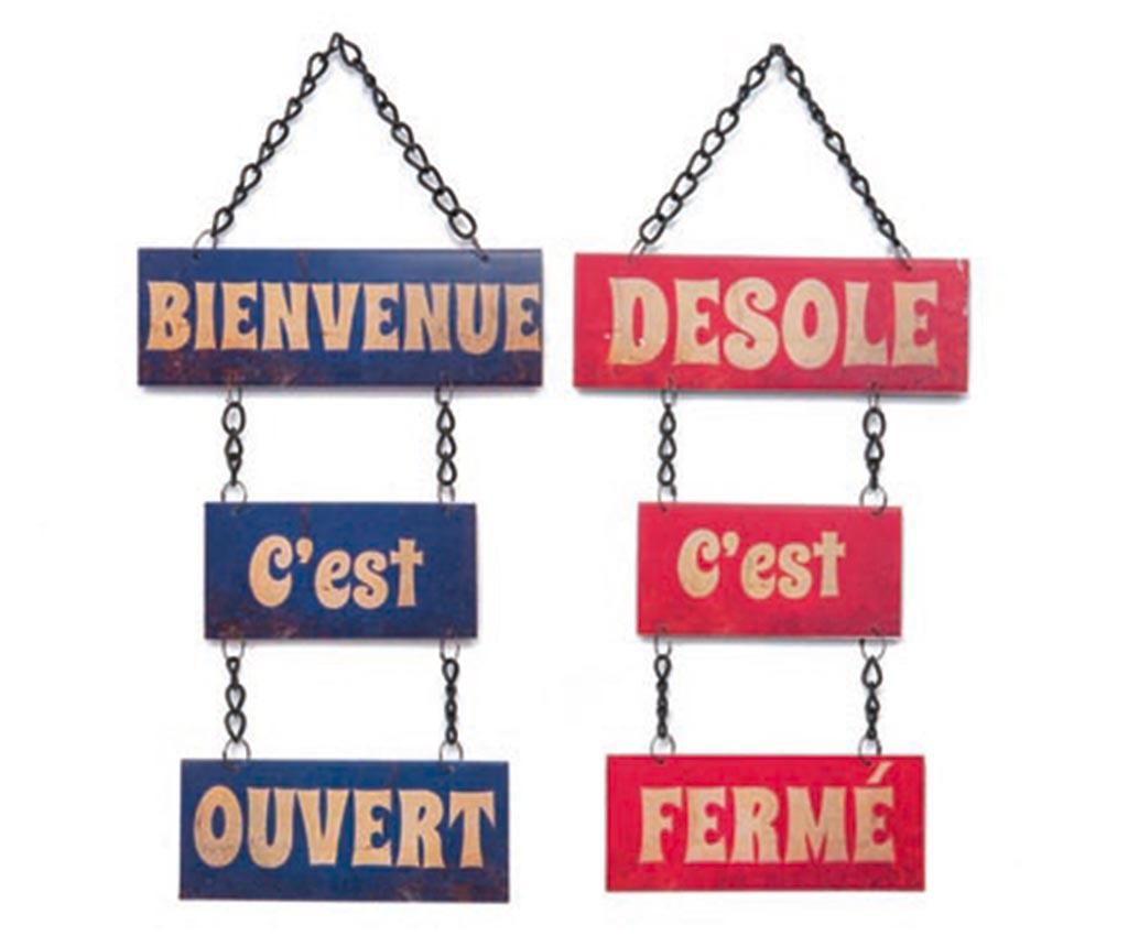 Decoratiune de perete Bienvenue