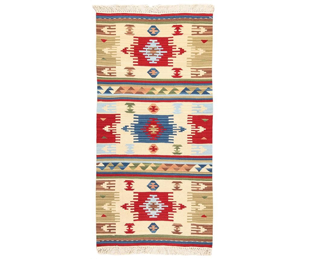 Covor Kilim Fine ZigZag 60x180 cm