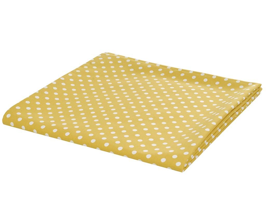 Fata de masa Polka Dots Yellow 140x170 cm