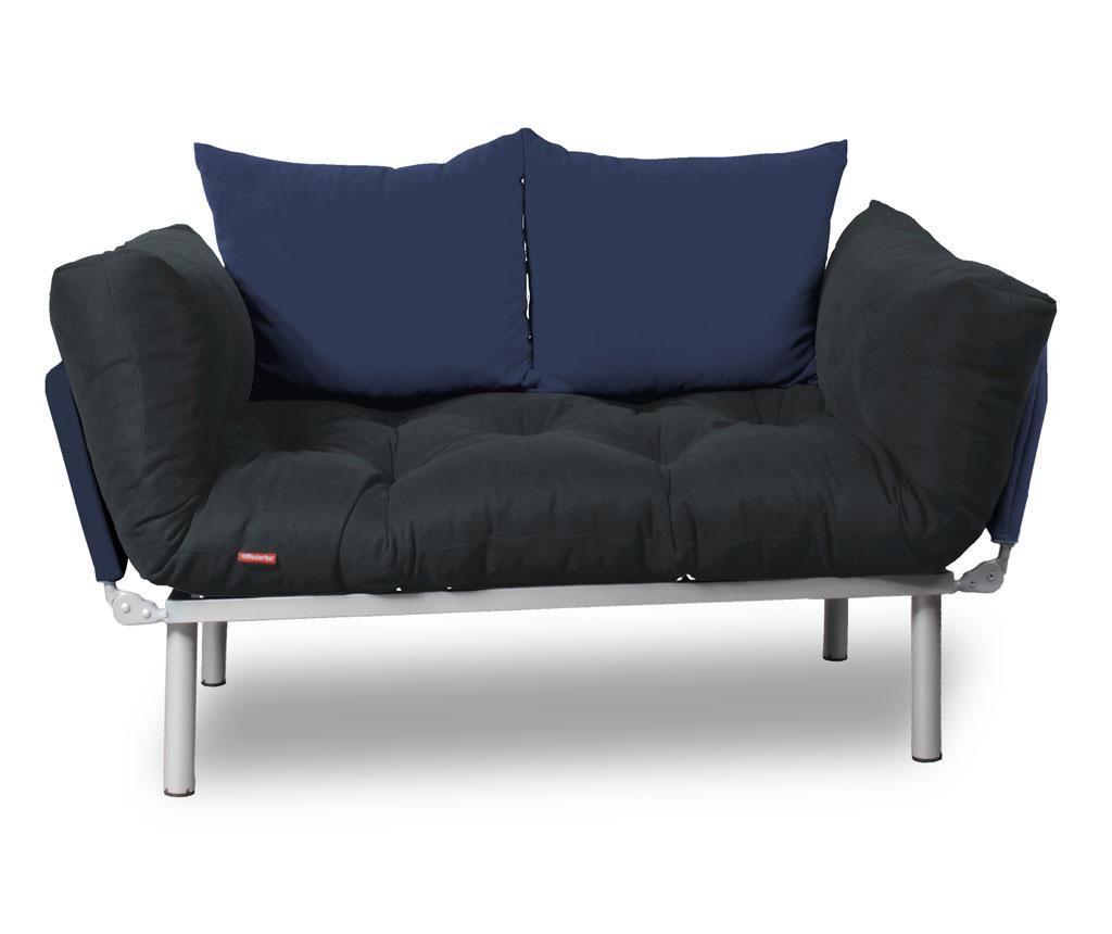 Sofa extensibila Sera Tekstil, Relax Smoked Navy - SERA TEKSTIL, Albastru