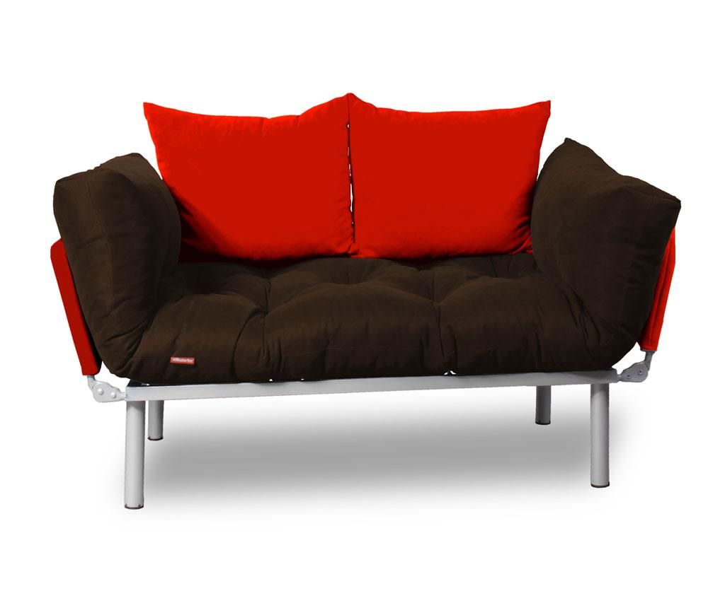Sofa extensibila Minderim, Relax Brown Red - Minderim, Maro