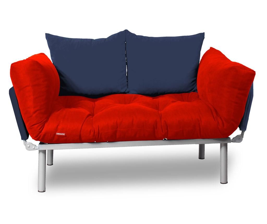 Sofa extensibila Sera Tekstil, Relax Red Navy - SERA TEKSTIL, Albastru