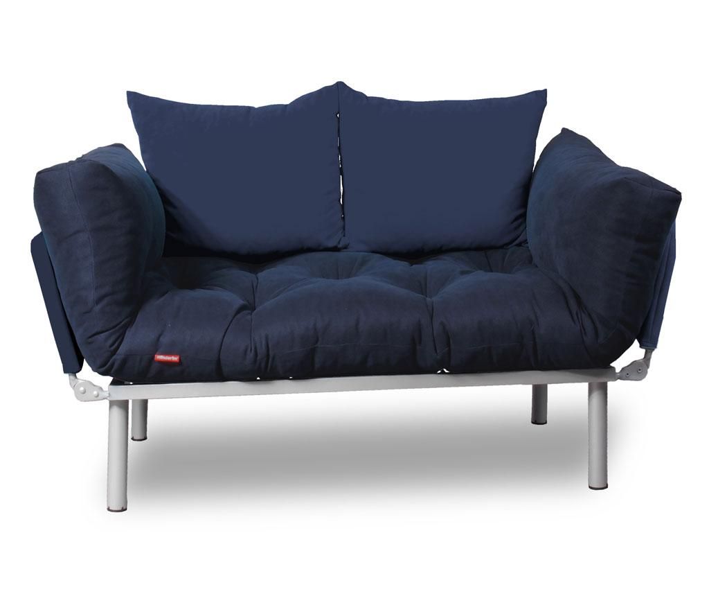 Sofa extensibila Relax Navy Full – SERA TEKSTIL, Albastru