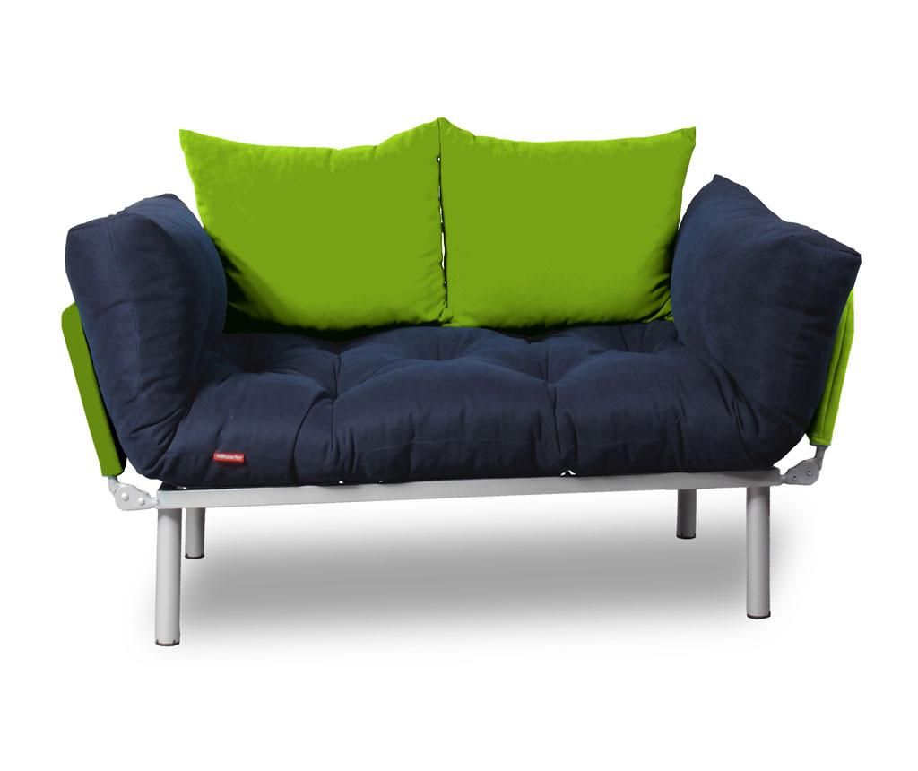 Sofa extensibila Sera Tekstil, Relax Navy Green - SERA TEKSTIL, Albastru