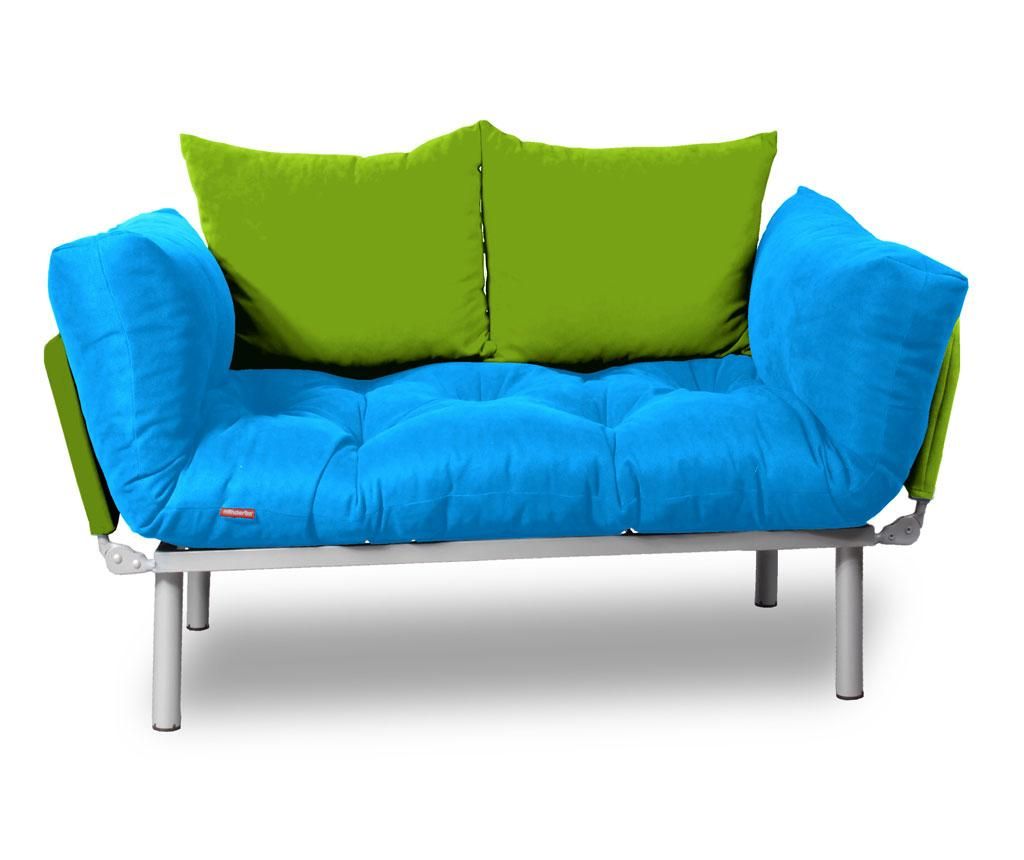 Sofa extensibila Minder, Relax Turquoise Green, turcoaz/verde – Minder, Verde Minder imagine 2022