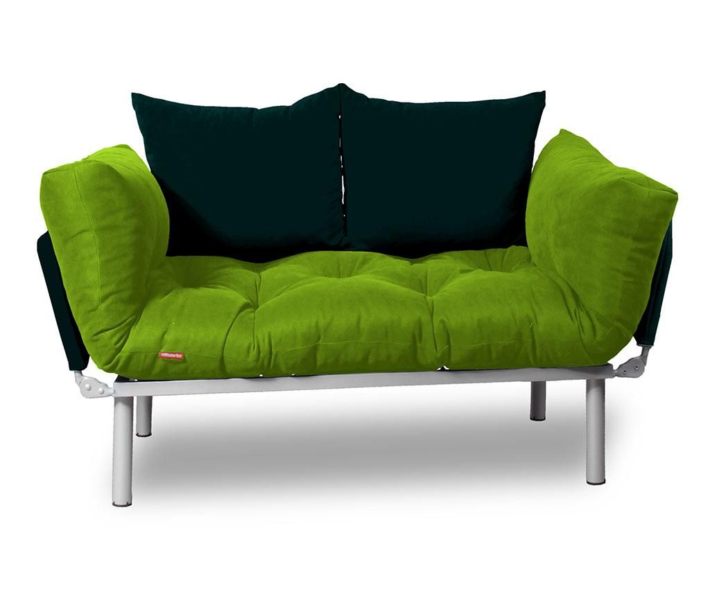 Sofa extensibila Sera Tekstil, Relax Green Black - SERA TEKSTIL, Negru