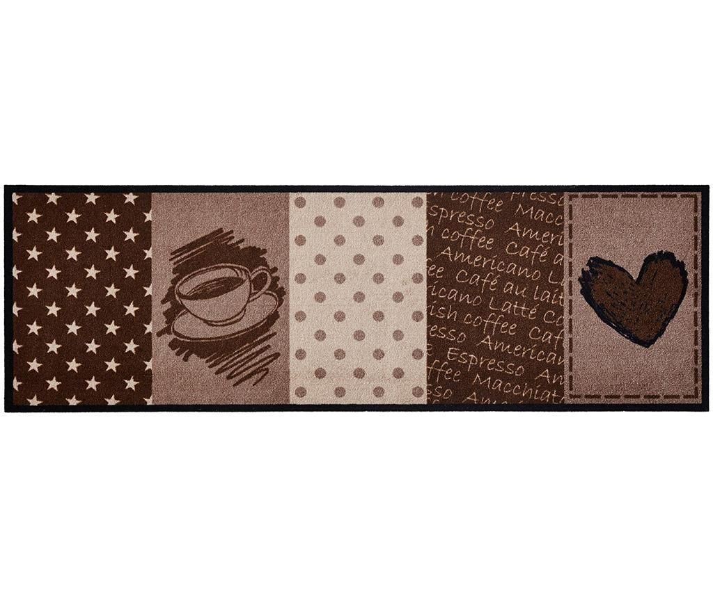 Covor Coffee Heart 50x150 cm - Hanse Home, Maro